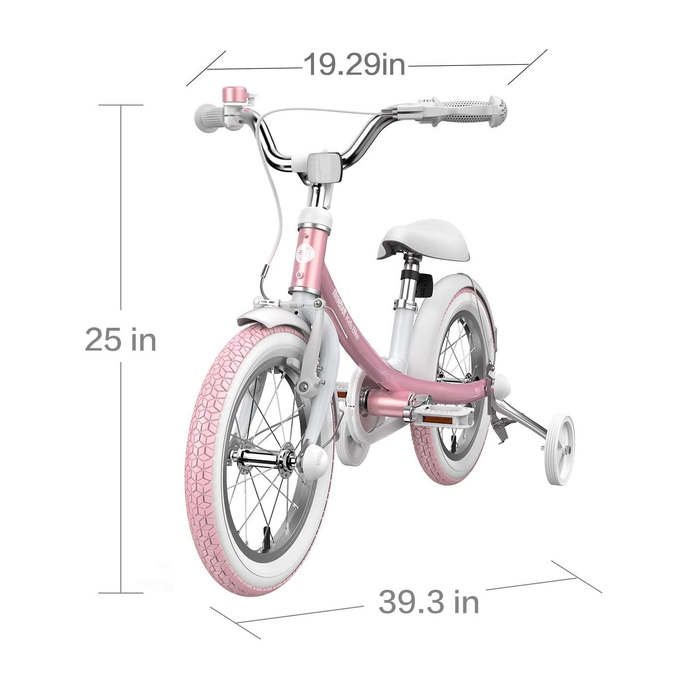Ninebot Kids Bike for Boys and Girls - 14 Inches with Training Wheels