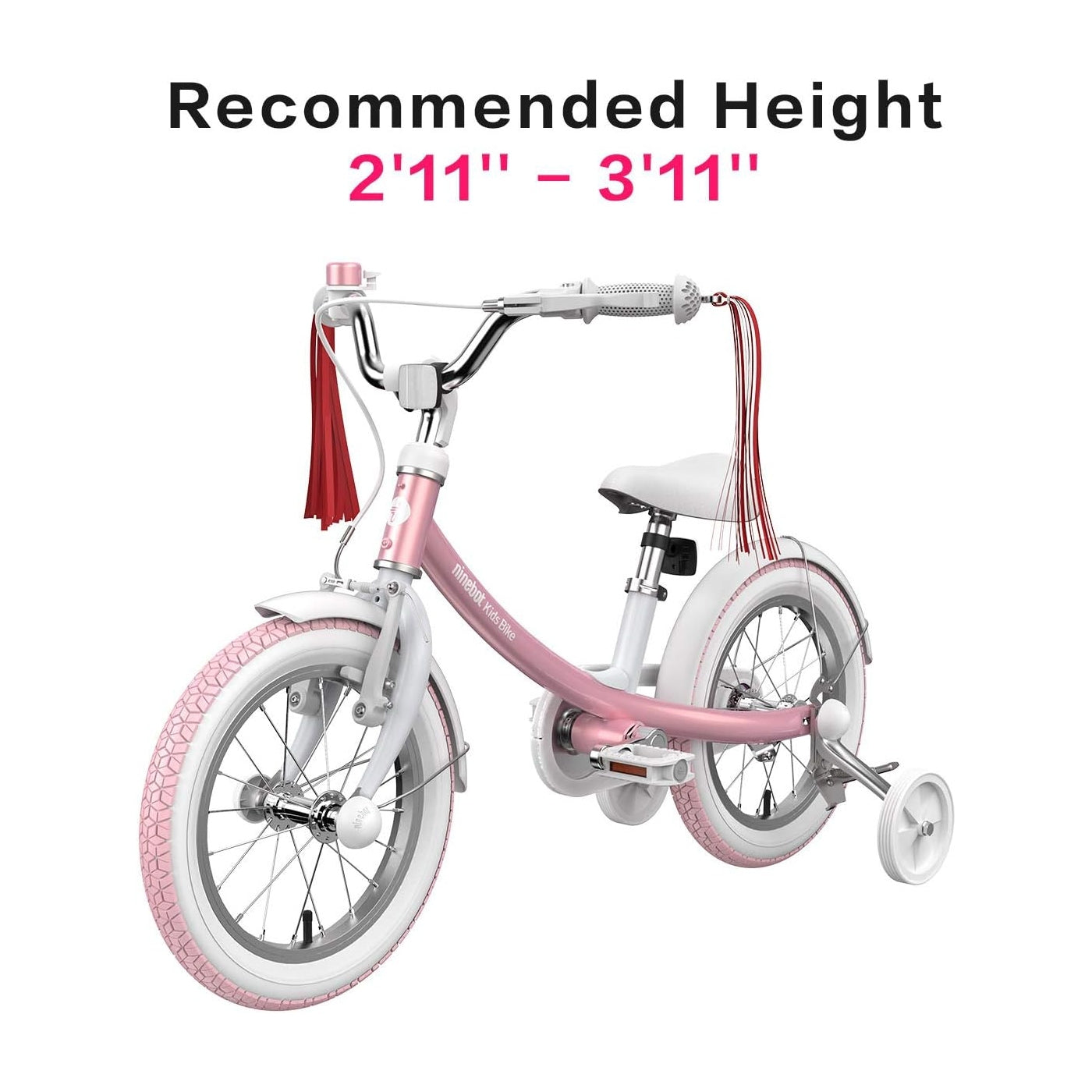Ninebot Kids Bike for Boys and Girls - 14 Inches with Training Wheels