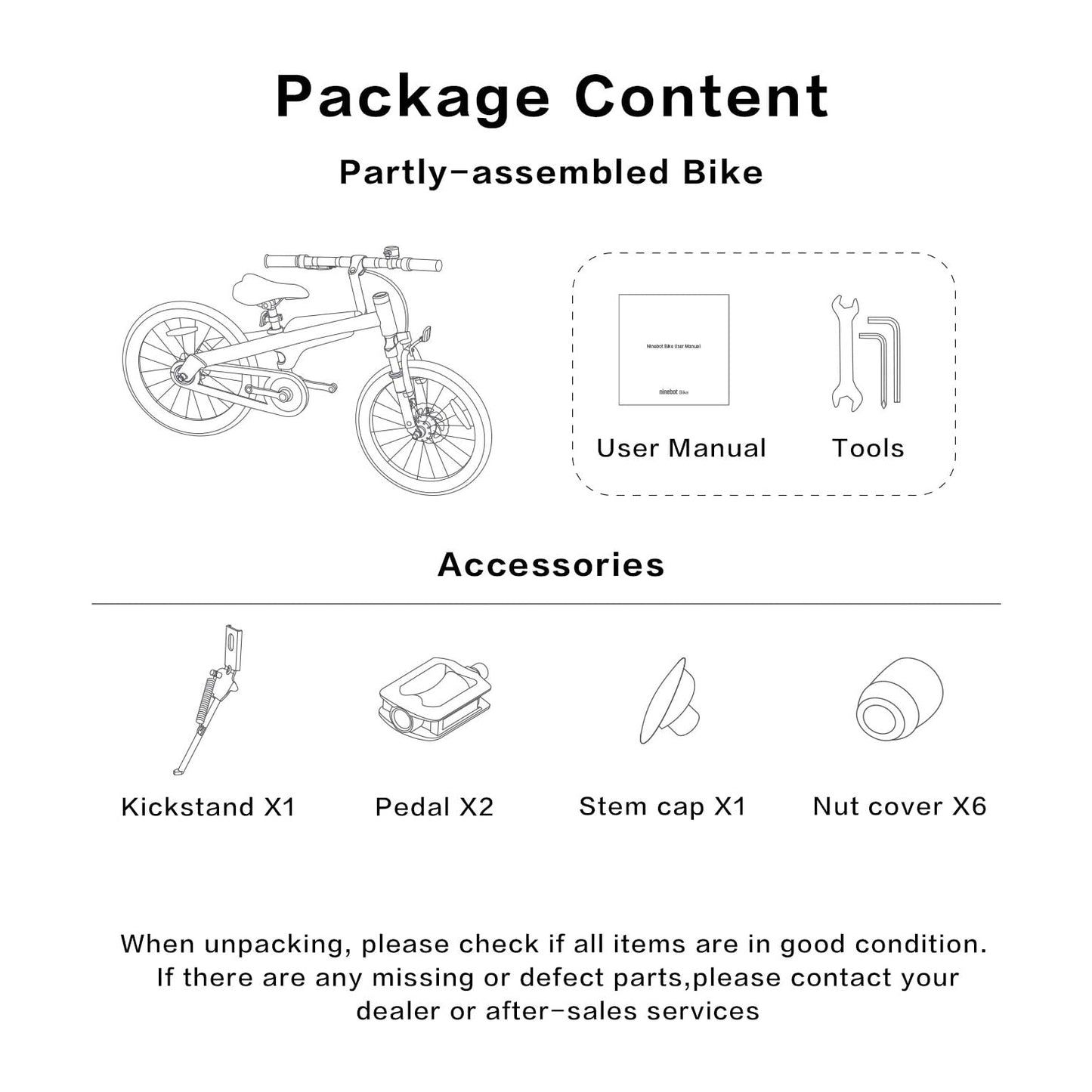 Ninebot Kids Bike - 14 Inches | Shiny Red