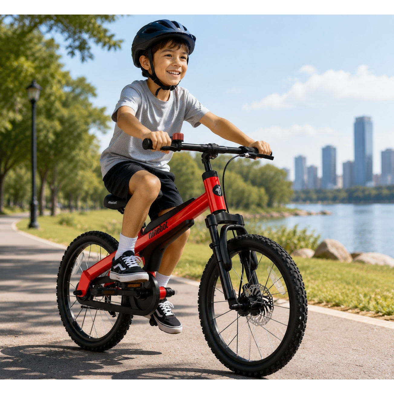 Ninebot Kids Bike - 14 Inches | Shiny Red