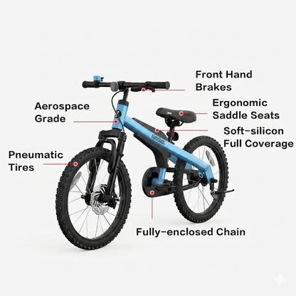 Ninebot Kids Bike - 18 Inches with Aerospace Aluminum Frame
