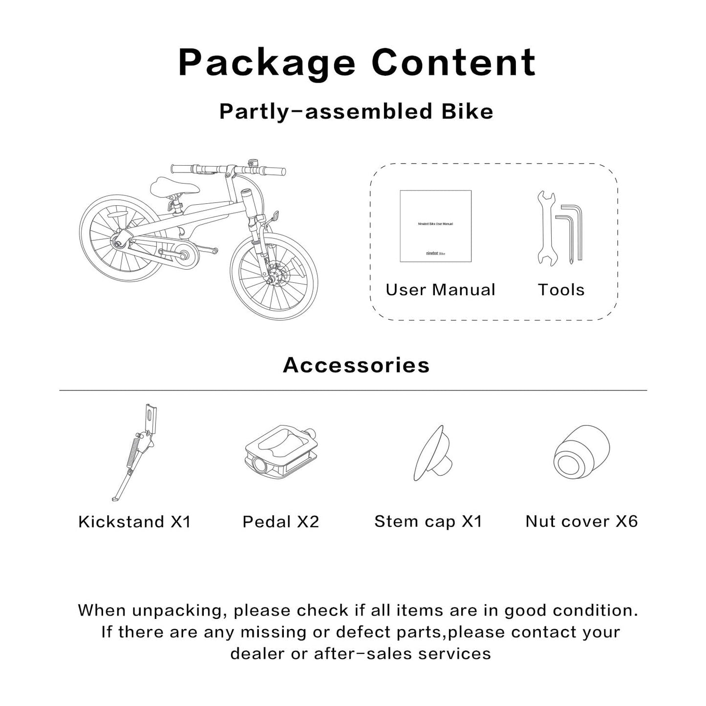 Ninebot Kids Bike - 18 Inches with Aerospace Aluminum Frame