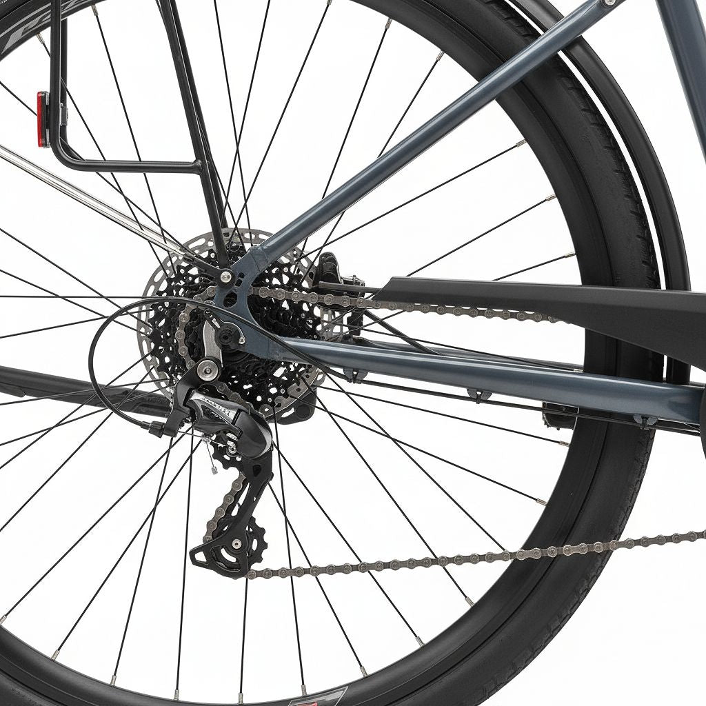 Coluer Greenland Hybrid Bike - Dark Gray