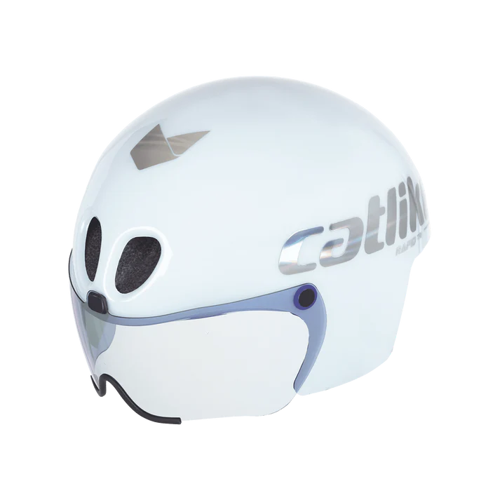 Catlike Rapid Tri Aero Helmet | Bright White Gloss