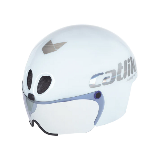 Catlike Rapid Tri Aero Helmet | Bright White Gloss