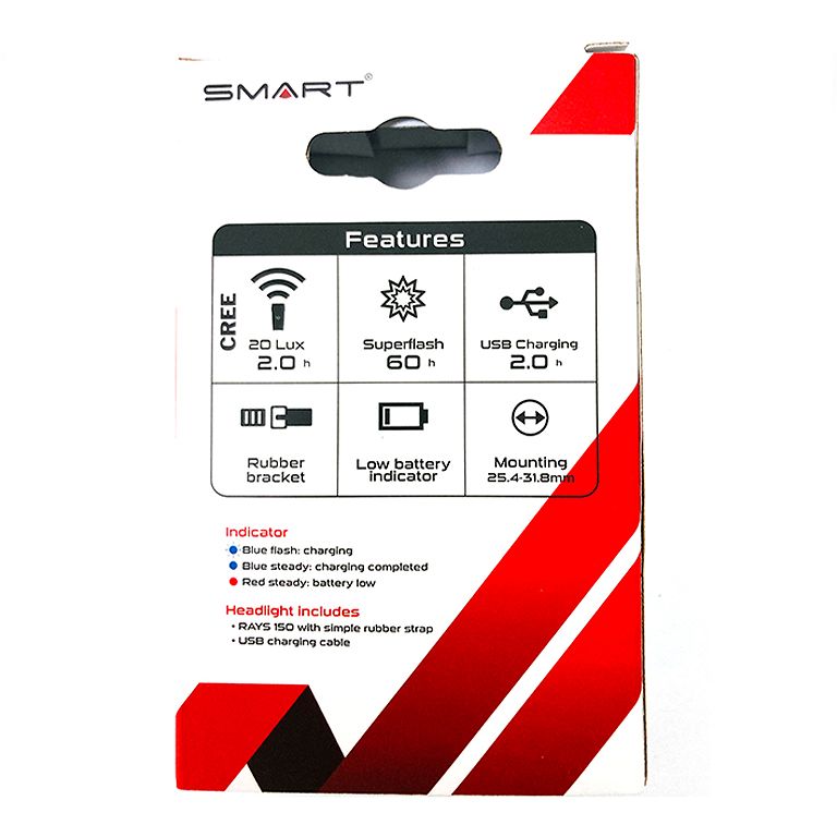 RAYS Headlght-Rays 150lm Usb 25l Wht Led