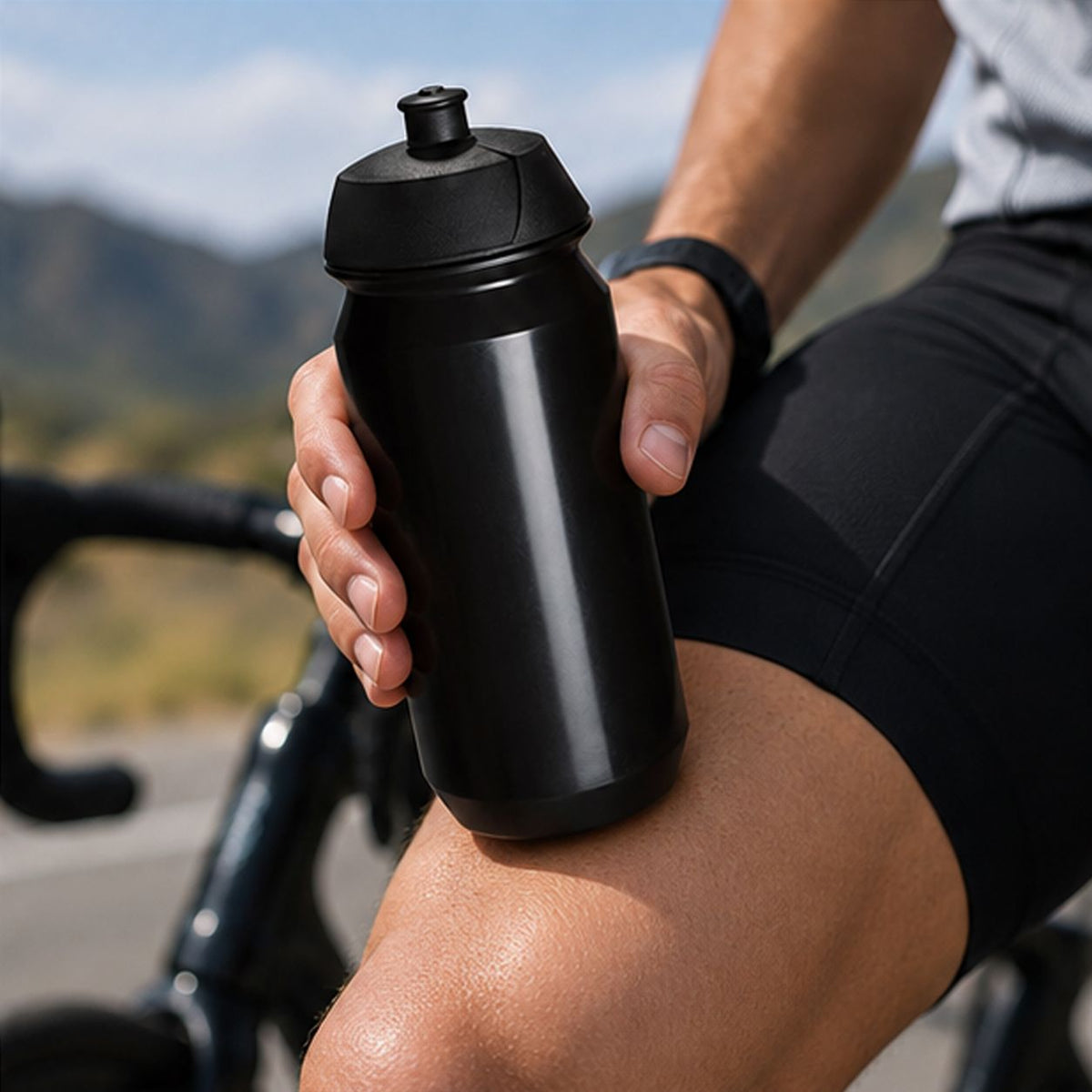 GARMIN Tacx Shiva Lightweight Cycling Water Bottle - Black | 500 ml