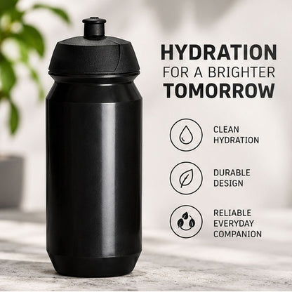 GARMIN Tacx Shiva Lightweight Cycling Water Bottle - Black | 500 ml