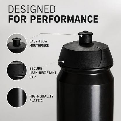 GARMIN Tacx Shiva Lightweight Cycling Water Bottle - Black | 500 ml