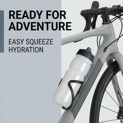 GARMIN Tacx Shanti 750cc Plastic Cycling Water Bottle - Transparent | 750 ml