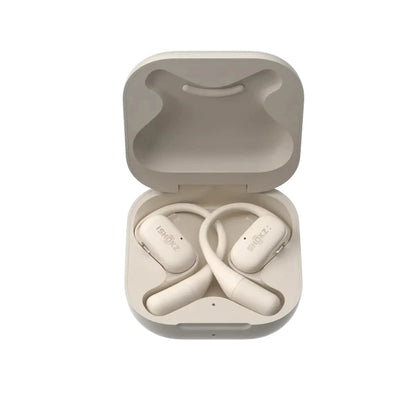Shokz OpenFit Open-Ear Wireless Earbuds Beige