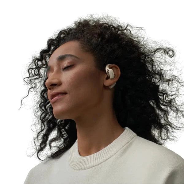 Shokz OpenFit Open-Ear Wireless Earbuds Beige