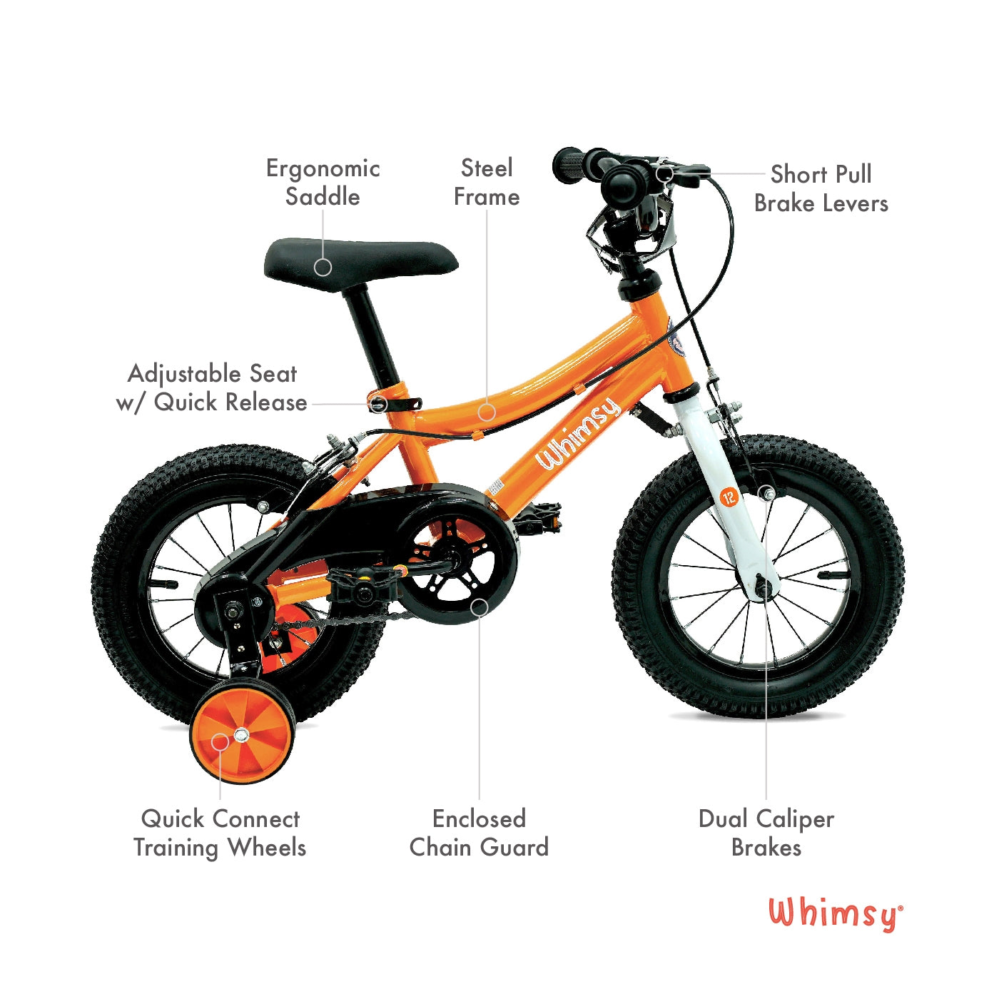 Whimsy Classic 12 - Inch Kids Bike