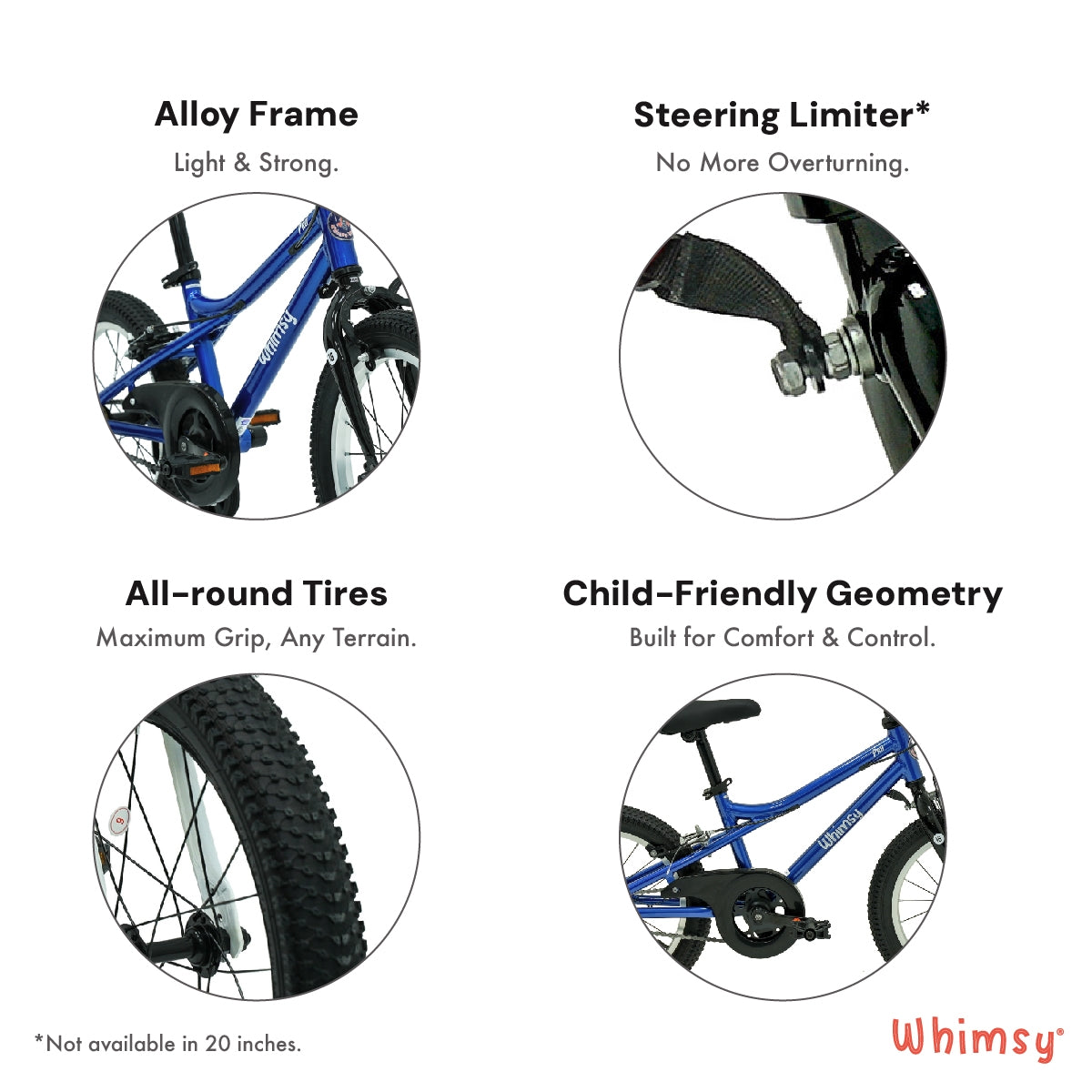 Whimsy Pro 16 - Inch Kids Bike