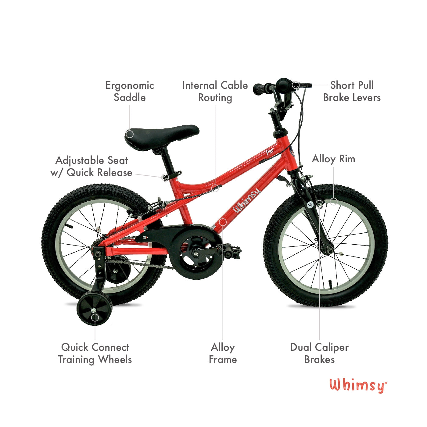 Whimsy Pro 16 - Inch Kids Bike