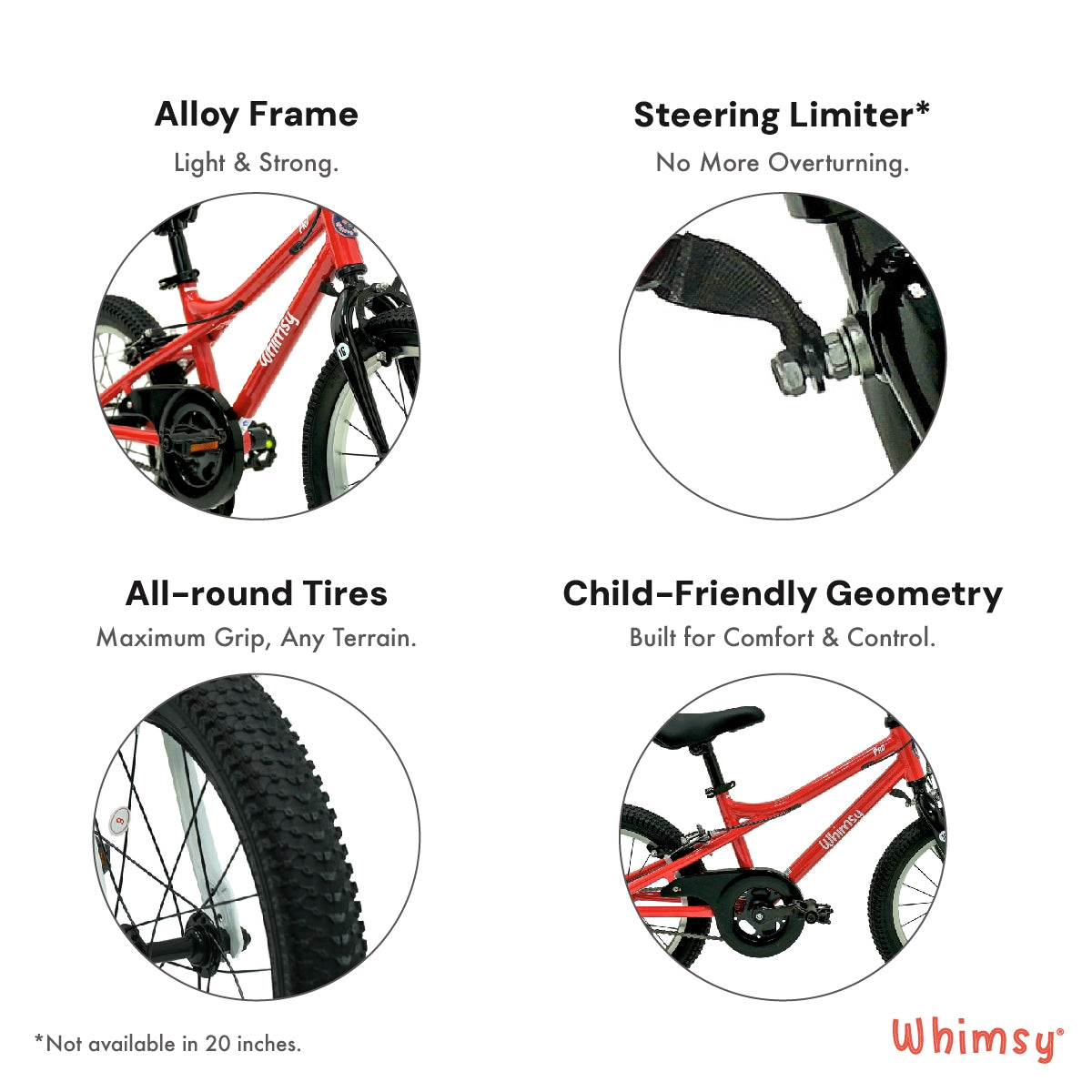 Whimsy Pro 16 - Inch Kids Bike