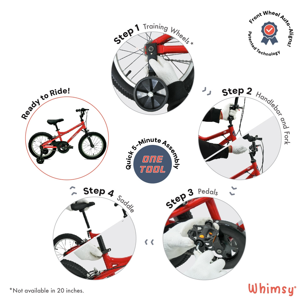 Whimsy Pro 16 - Inch Kids Bike