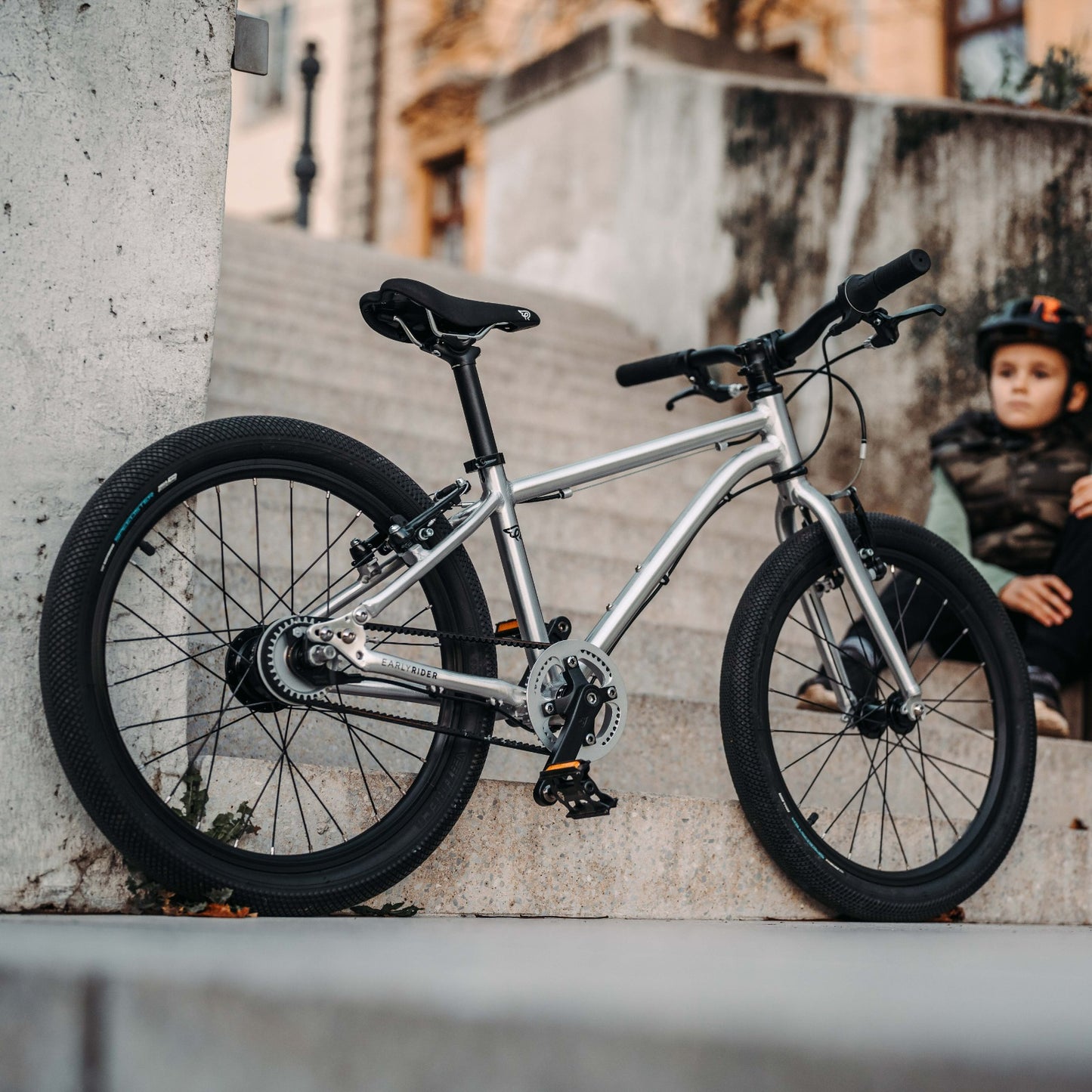 Early Rider Seeker 24 Kids Trail Bike - Brushed Aluminium