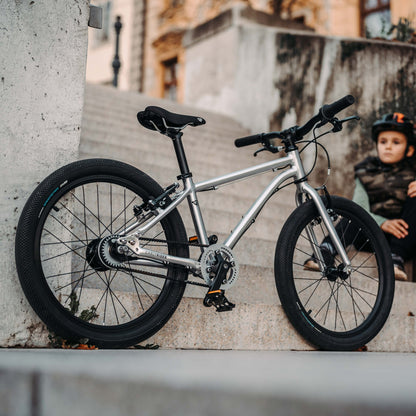 Early Rider Seeker 24 Kids Trail Bike - Brushed Aluminium