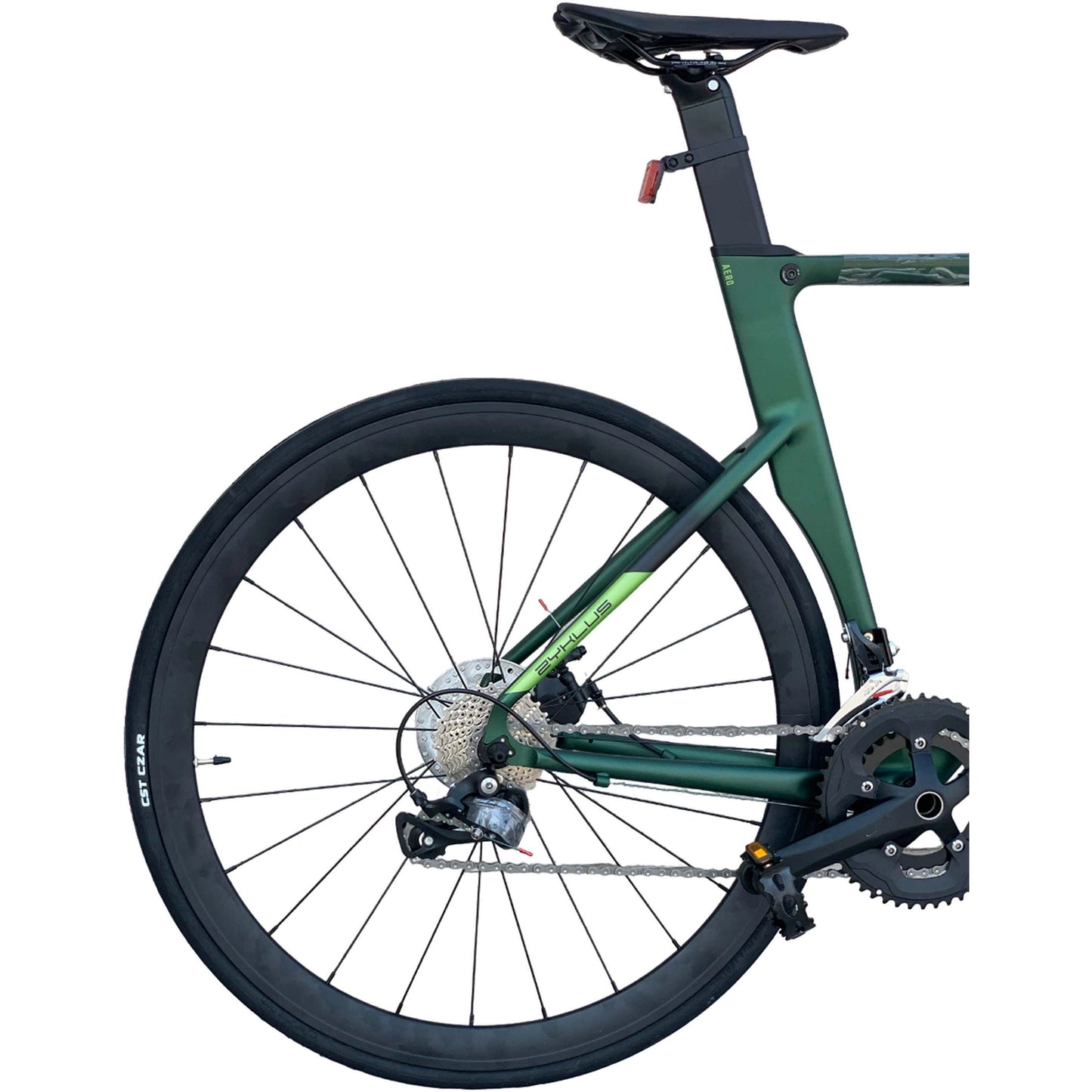 Zyklus Aero Road Bike-Green/Black