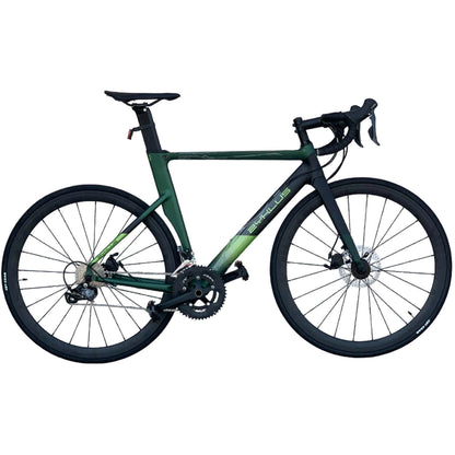Zyklus Aero Road Bike-Green/Black