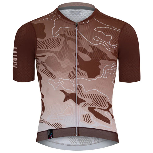 Baisky Men's Cycling Short Jersey | Geology Brown