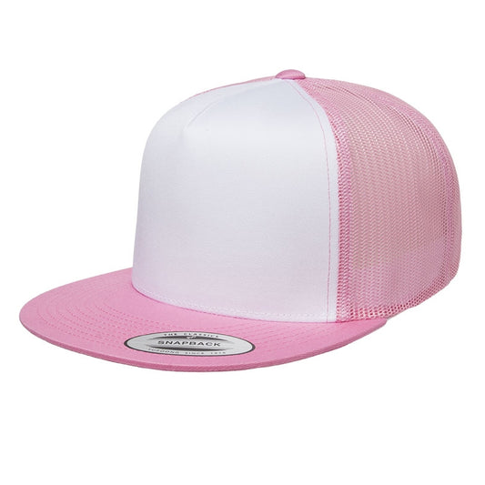 FLEXFIT Kids Retro Trucker 2-Tone Head Cap | Pink/White