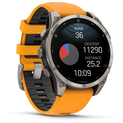 GARMIN Fenixå¨ 8 AMOLED Multisport Smartwatch | Sapphire Titanium | 47mm