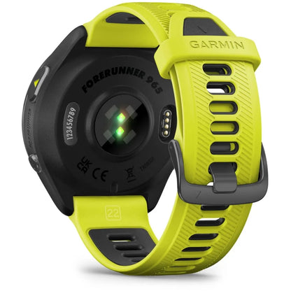 GARMIN Forerunnerå¨ 965 Cycling  Smartwatch | Carbon Grey DLC Titanium Bezel with Black Case