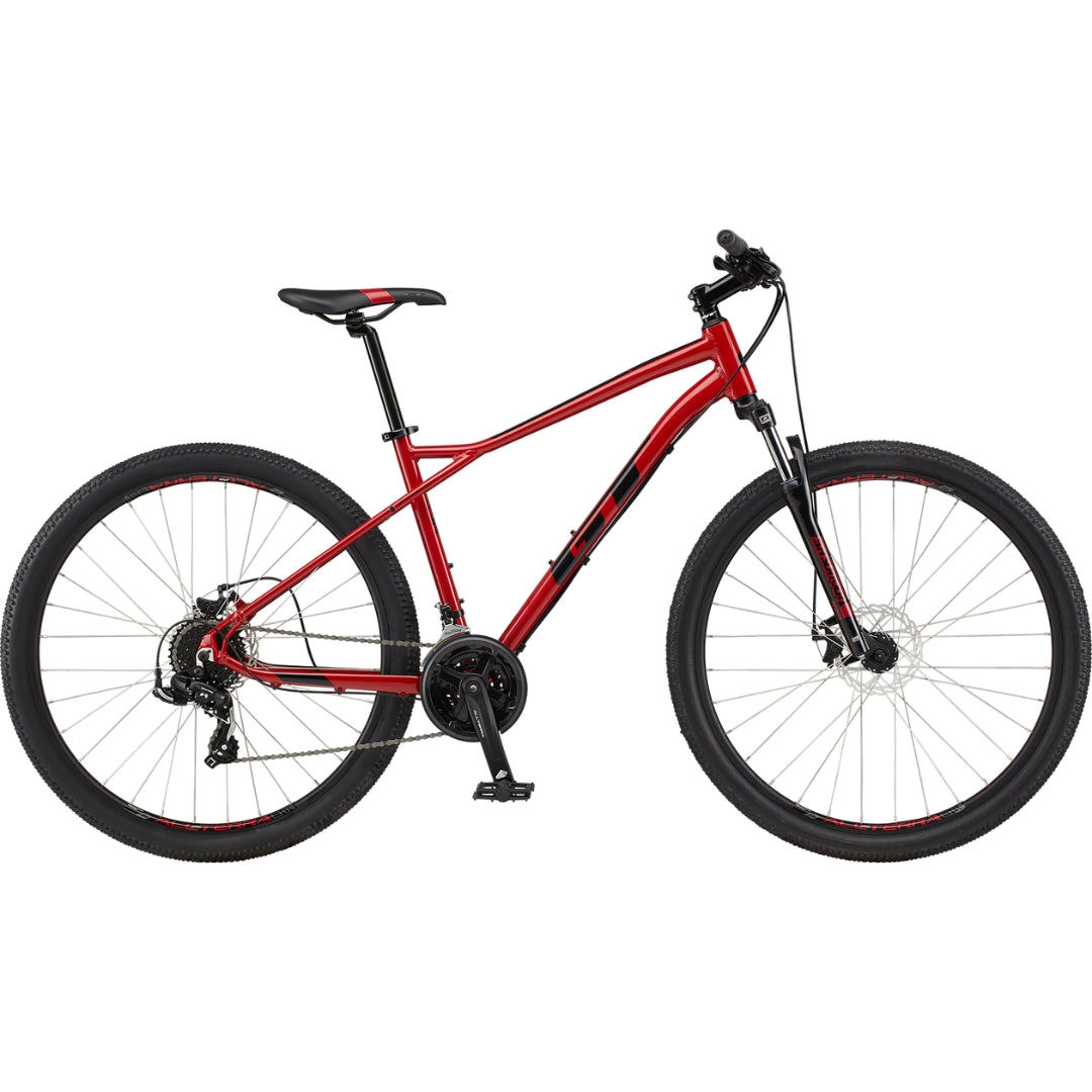 G T Men's Aggressor Sport Hardtail 27.5" Mountain Bike|Blue-Red