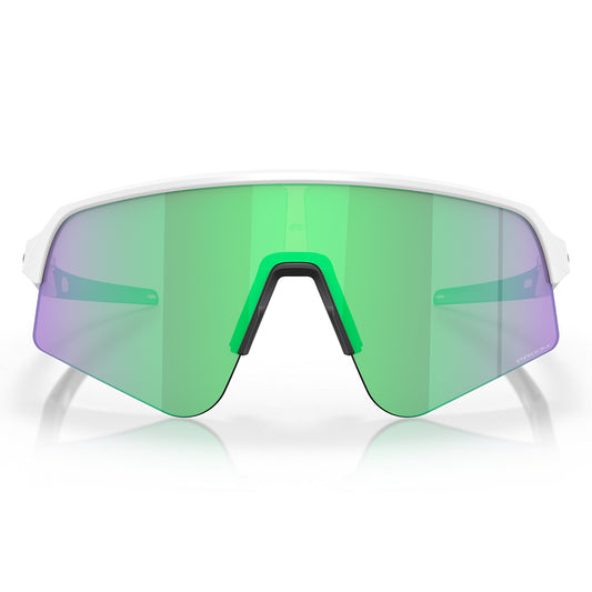 Oakley Sutro Lite Sweep Sports Glass | Matte White with Prizm Road Jade