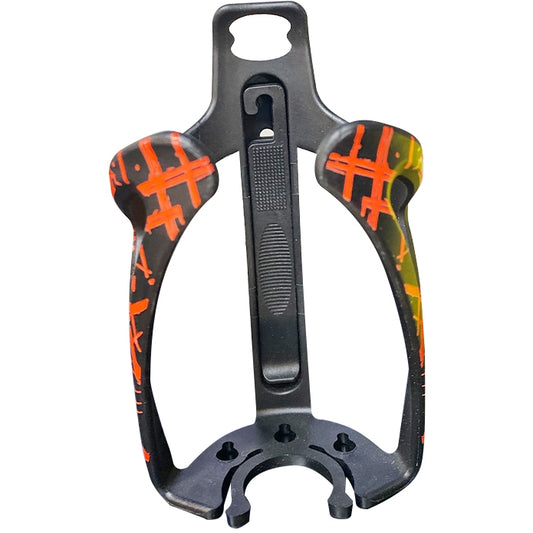 Zyklus Bottle Cage With Tyre Tool, Red ZYK-BTL-CGE-ORG